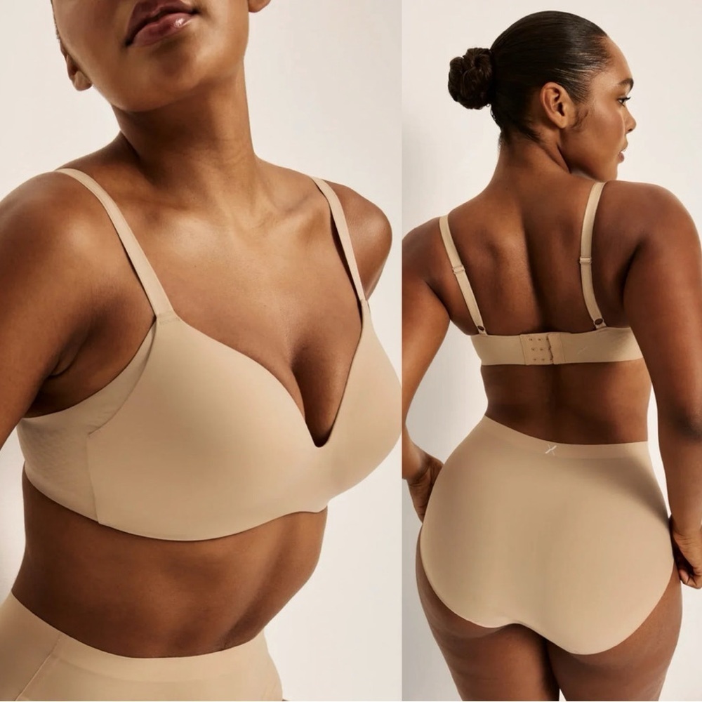Knix Wing Woman Contour Bra In Warm Sand